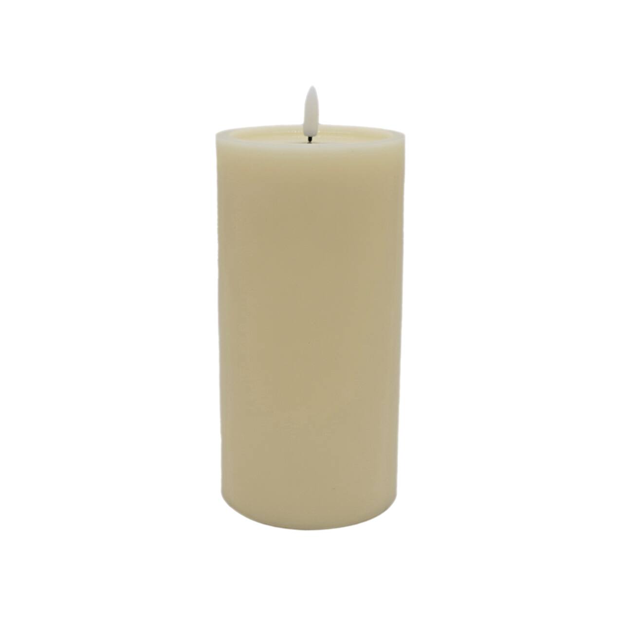 4" x 8" LED Wax Pillar Flickering Candle by Ashland®